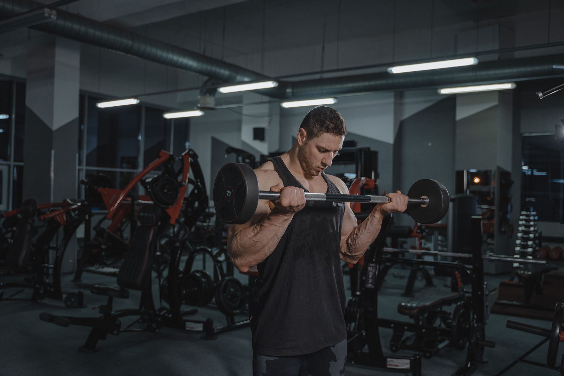 Athlete strength training at C2E Movement